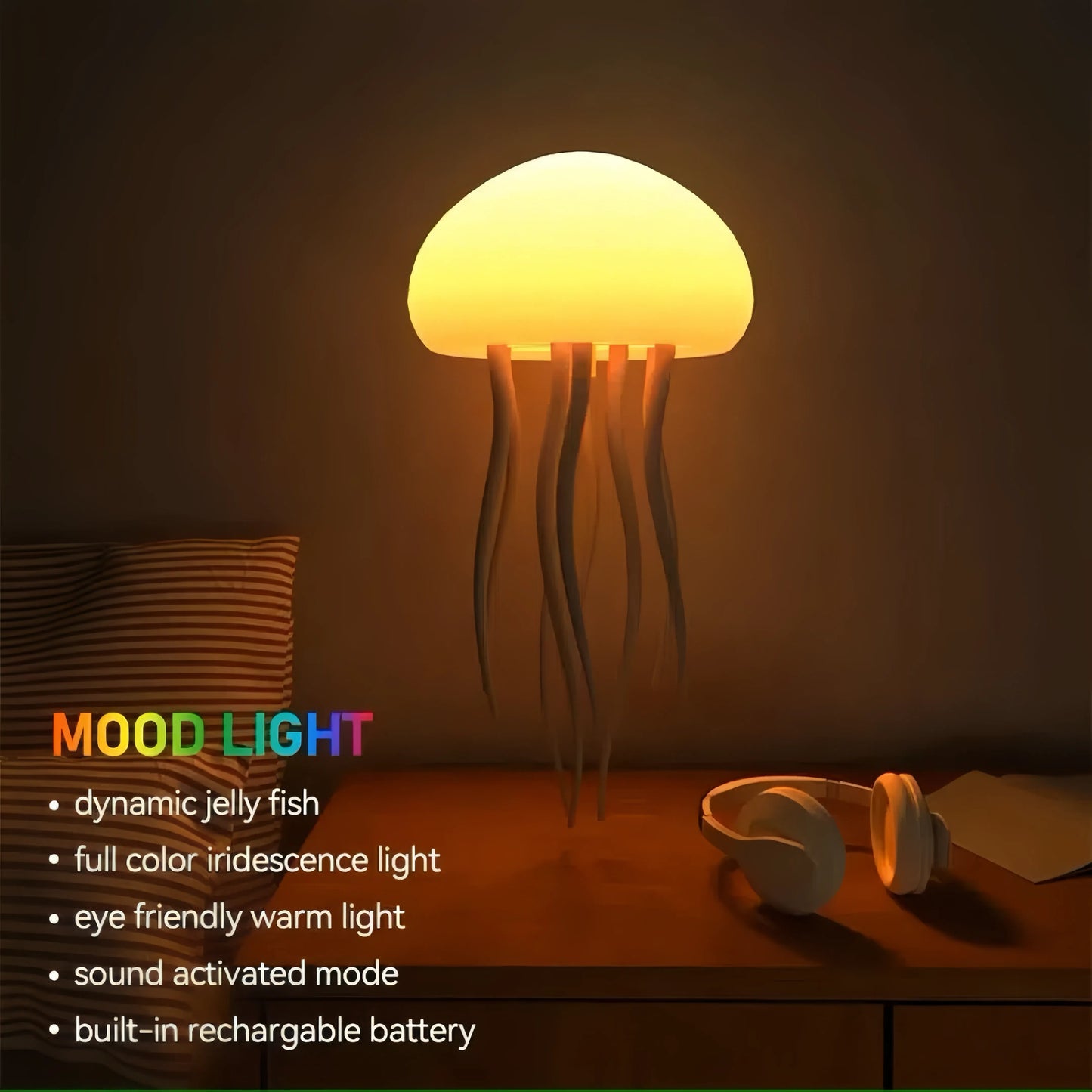 Lordana™ Jellyfish Glow Nightlight | Din beroligende værelseskammerat