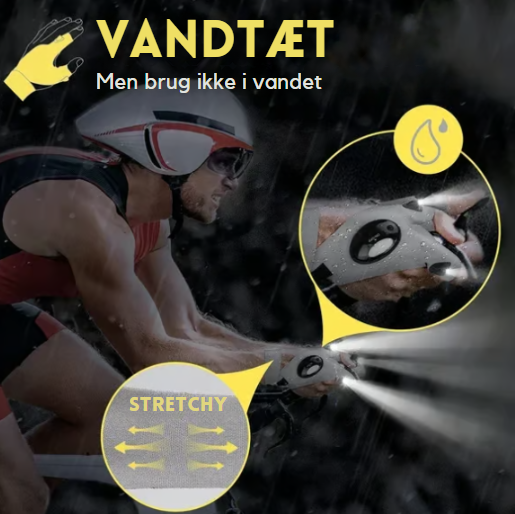 LED lommelygte vandtætte handsker