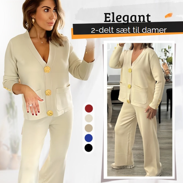VELORA™ | Elegant 2-delt sæt til damer