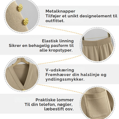 VELORA™ | Elegant 2-delt sæt til damer