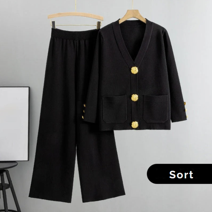 VELORA™ | Elegant 2-delt sæt til damer