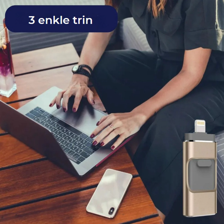 4-i-1 USB-nøgle | Lynhurtig billedoverførsel