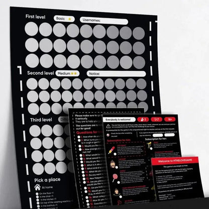 PLAKAT FOR KÆRLIGHEDSSPIL
