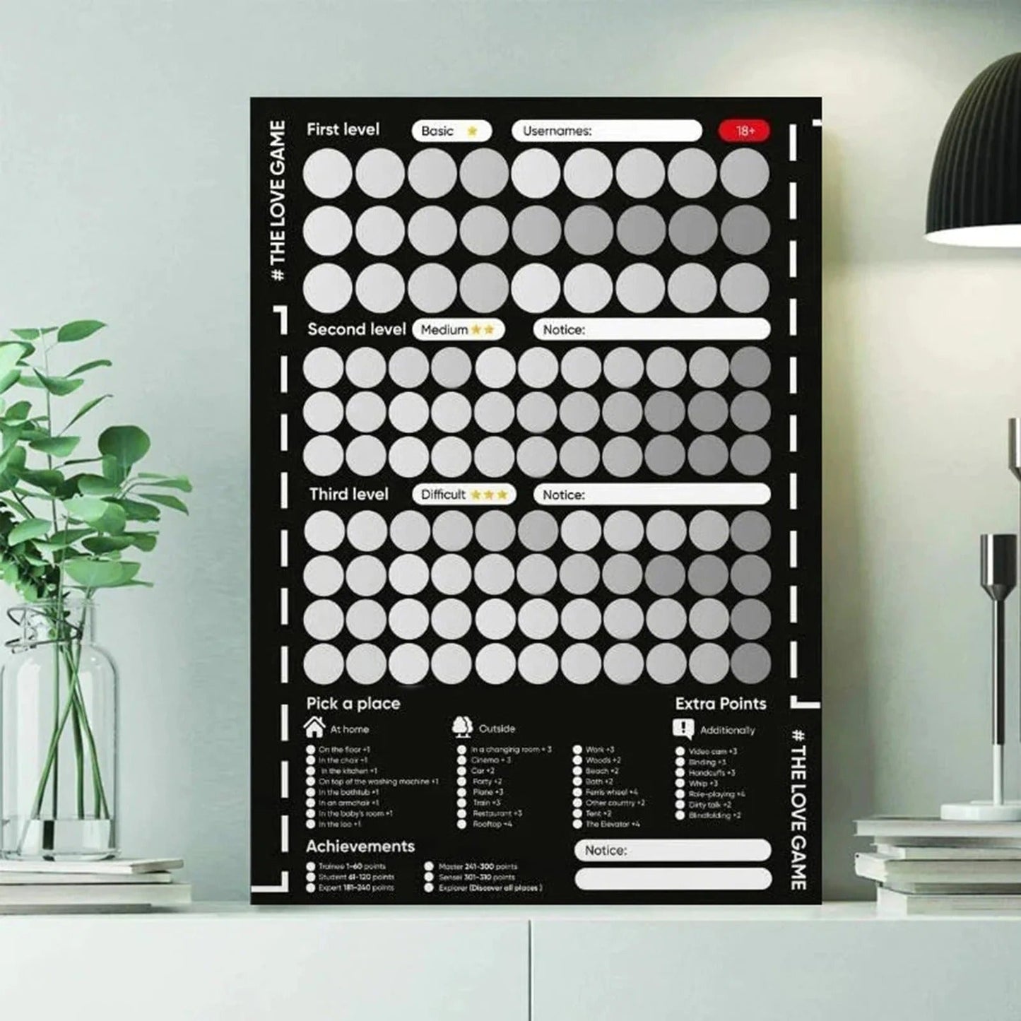 PLAKAT FOR KÆRLIGHEDSSPIL